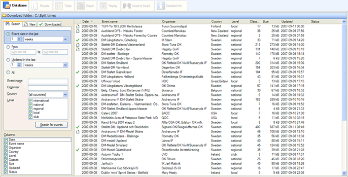 The Database Tab